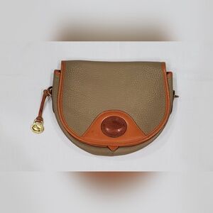 Dooney & Bourke Tan and Orange Crossbody Bag